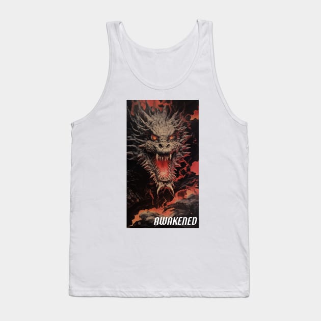 AWAKENED - DARK FANTASY ART STYLE Tank Top by Vista Threads Co